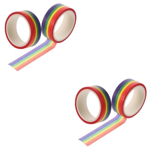 Gadpiparty 2 Sätze Gleiches Und Washi Tape Masking Tape Scrapbooking Dekoration Regenbogen Klebeband Regenbogenband Mehrfarbige Süße Scrapbook Aufkleber Washi Tape Dekorpapier 2 Stück * 2 Gadpiparty 2 Sätze Gleiches Und Washi Tape Masking Tape Scrapbooking Dekoration Regenbogen Klebeband Regenbogenband Mehrfarbige Süße Scrapbook Aufkleber Washi Tape Dekorpapier 2 Stück * 2 von Gadpiparty