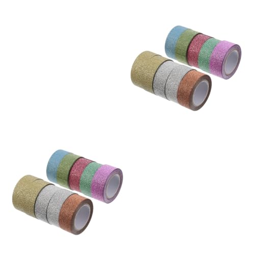 Gadpiparty 2 Sätze Glitzerband Sticky Tape The Washi Tape Farbiges Klebeband Abdeckband Farbig Selbstklebendes Washi-tape Aufkleber Für Geschenkverpackungen Japanisches Papier 10 Stück * 2 Gadpiparty 2 Sätze Glitzerband Sticky Tape The Washi Tape Farbiges Klebeband Abdeckband Farbig Selbstklebendes Washi-tape Aufkleber Für Geschenkverpackungen Japanisches Papier 10 Stück * 2 von Gadpiparty