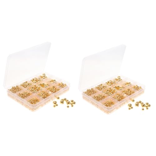 Gadpiparty 2 Sätze Goldene Perlen Accessoires Perlen Für Armbänder Perlen Zur Schmuckherstellung UV Perlen Bulk Perlen Verschiedene Perlen Perlen Zur Schmuckherstellung Spacer 1250 Stück * 2 Gadpiparty 2 Sätze Goldene Perlen Accessoires Perlen Für Armbänder Perlen Zur Schmuckherstellung UV Perlen Bulk Perlen Verschiedene Perlen Perlen Zur Schmuckherstellung Spacer 1250 Stück * 2 von Gadpiparty