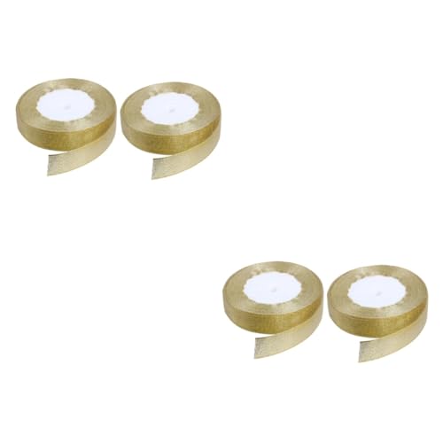 Gadpiparty 2 Sätze Goldenes Dekorationsband Hochwertiges Geschenkband Für Hochzeiten Diy Projekte Und Verpackungen Pro Breit Strapazierfähigem Für Bastelarbeiten 2 Rollen * 2 Gadpiparty 2 Sätze Goldenes Dekorationsband Hochwertiges Geschenkband Für Hochzeiten Diy Projekte Und Verpackungen Pro Breit Strapazierfähigem Für Bastelarbeiten 2 Rollen * 2 von Gadpiparty