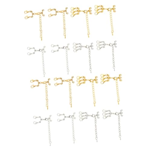 Gadpiparty 2 Sätze Halsketten Gliederschnalle Verschluss Silber Karabiner Schlüssel Schmuck Sterling Armband Kettenverbinder Halskettenverbinder Mehrsträngige Halskette 8 Stück * 2 Gadpiparty 2 Sätze Halsketten Gliederschnalle Verschluss Silber Karabiner Schlüssel Schmuck Sterling Armband Kettenverbinder Halskettenverbinder Mehrsträngige Halskette 8 Stück * 2 von Gadpiparty
