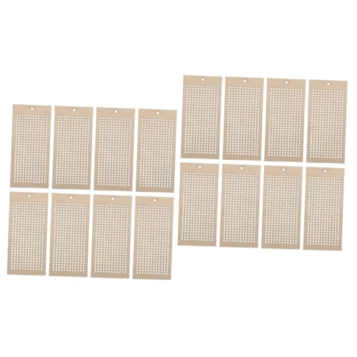 Gadpiparty 2 Sätze Hölzernes Lesezeichen Stickgarn Lesezeichen Für Buchliebhaber Geformt Leerzeichen Buchmarkierungen Stickerei-lesezeichen-sets Polyester 8 Stücke * 2 von Gadpiparty