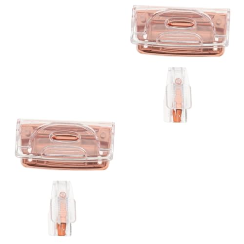Gadpiparty 2 Sätze Hole Punch Nail Picker Hefterbüro schwer Loch Entferner Schreibwaren einfacher Hefter Heftklammernabzieher für das Büro Craft Hole Punch Klammerabzieher Aluminiumlegierung von Gadpiparty