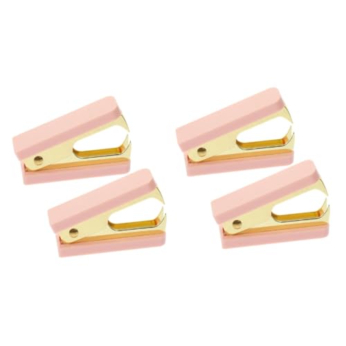 Gadpiparty 2 Sätze Klammer Hefter Abzieher Tacker Schreibtisch Entferner Snap-entfernungswerkzeug Industriell Schulbedarf Bürobedarf Metall Rosa 2 Stücke * 2 von Gadpiparty