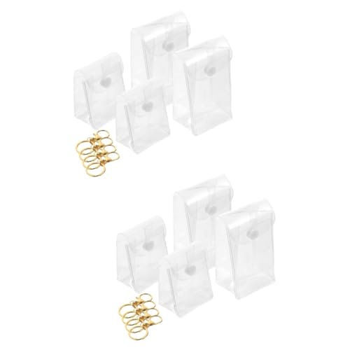 Gadpiparty 2 Sätze Klarsichtbeutel-schlüsselanhänger Taschen Glanz Lippenstift-reiseorganisator Transparenter Schlüsselbeutel Lippenstift-schlüsselbundhalter Klare Geldbörse Pvc 4 Stücke * 2 Gadpiparty 2 Sätze Klarsichtbeutel-schlüsselanhänger Taschen Glanz Lippenstift-reiseorganisator Transparenter Schlüsselbeutel Lippenstift-schlüsselbundhalter Klare Geldbörse Pvc 4 Stücke * 2 von Gadpiparty