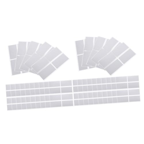 Gadpiparty 2 Sätze Kratzkarte Für Kratzen Selbstklebende Etiketten Vinyl Aufkleber Etiketten Kleine Klebeetiketten Größe Aufkleber Name Streifen Mit Kleber Papier Silber 50 Stück * 2 von Gadpiparty