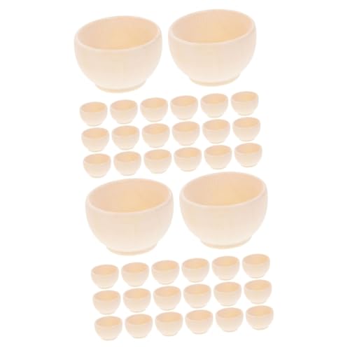 Gadpiparty 2 Sätze Kreativ Gestrichene Holzschale Schüsseln Unvollendet Miniatur Für Handwerk Kleine Holzschalen Unbemalte Holzschalen Süße Graffiti-schalen Diy Unbemalte Schalen 20 Stück * 2 Gadpiparty 2 Sätze Kreativ Gestrichene Holzschale Schüsseln Unvollendet Miniatur Für Handwerk Kleine Holzschalen Unbemalte Holzschalen Süße Graffiti-schalen Diy Unbemalte Schalen 20 Stück * 2 von Gadpiparty