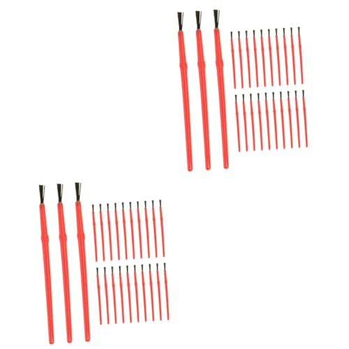 Gadpiparty 2 Sätze Kunststudent Pinsel Klein Klassenzimmer TIPP Malerei Miniatur Für Bürsten Winzig Tempera Wände Malutensilien Wasserfarbe Plastik Rot 50 Stück * 2 Gadpiparty 2 Sätze Kunststudent Pinsel Klein Klassenzimmer TIPP Malerei Miniatur Für Bürsten Winzig Tempera Wände Malutensilien Wasserfarbe Plastik Rot 50 Stück * 2 von Gadpiparty