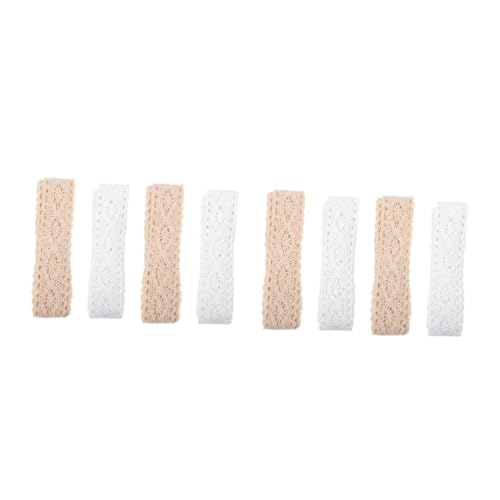 Gadpiparty 2 Sätze Lace Trim Ribbons Baumwoll Spitzenband Für Diy Kleidung Dekoration Und Handwerk Und Vielseitig Einsetzbar Für Kreative Projekte 4 Rollen * 2 Gadpiparty 2 Sätze Lace Trim Ribbons Baumwoll Spitzenband Für Diy Kleidung Dekoration Und Handwerk Und Vielseitig Einsetzbar Für Kreative Projekte 4 Rollen * 2 von Gadpiparty