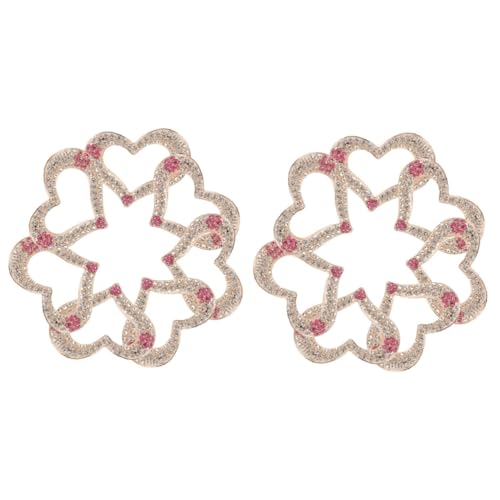 Gadpiparty 2 Sätze Liebe Zubehör Accessoires Klebrig Herz Kleidung Geformt Für Dekoration Flecken Schuhe Hotfix Handtaschenapplikationen Diy Liefert Legierung 10 Stück * 2 von Gadpiparty