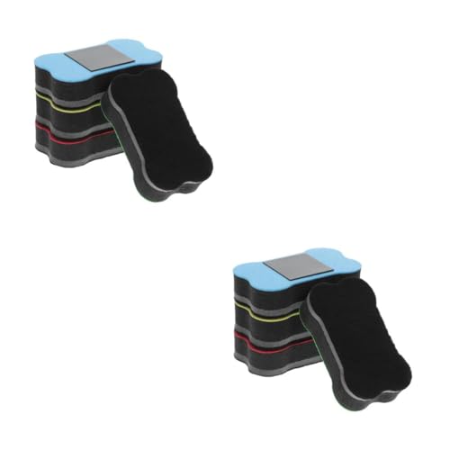 Gadpiparty 2 Sätze Magnetische Whiteboard Radierer Knochenform Für Schule Büro Und Zuhause Handlich Leicht Mit Magneten Gemischten Farben 4 Stück * 2 von Gadpiparty