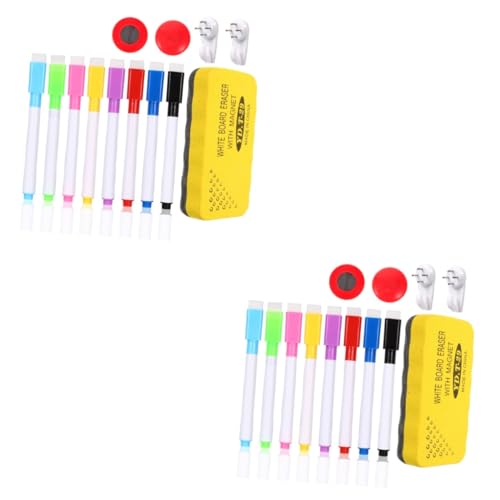 Gadpiparty 2 Sätze Magnetisches Whiteboard Zubehör Marker Magnetische Pins Haken und Radierer für Büro und Schule Benutzerfreundlich und Installieren Gadpiparty 2 Sätze Magnetisches Whiteboard Zubehör Marker Magnetische Pins Haken und Radierer für Büro und Schule Benutzerfreundlich und Installieren von Gadpiparty