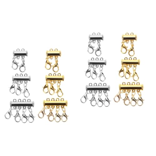 Gadpiparty 2 Sätze Magnetverschluss Für Verstellbare Kettenverbinder Für Mehrlagige Diy Schmuckverbindung Für Armbänder 6 Stücke * 2 Gadpiparty 2 Sätze Magnetverschluss Für Verstellbare Kettenverbinder Für Mehrlagige Diy Schmuckverbindung Für Armbänder 6 Stücke * 2 von Gadpiparty