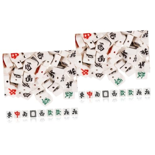 Gadpiparty 2 Sätze Mahjong-perlen Schmuck Mahjong-zauber Fälschung Bausatz Für Armbänder Aus Tonperlen Gefüllte Perlen Reiz Flache Perlen Bunt Groß Herstellung Polymer-ton 100 Stück * 2 Gadpiparty 2 Sätze Mahjong-perlen Schmuck Mahjong-zauber Fälschung Bausatz Für Armbänder Aus Tonperlen Gefüllte Perlen Reiz Flache Perlen Bunt Groß Herstellung Polymer-ton 100 Stück * 2 von Gadpiparty