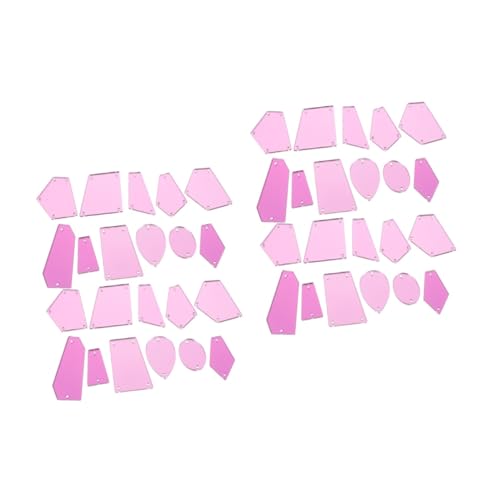 Gadpiparty 2 Sätze Mirror Diamond Accessoires Nähen Basteln Und Hochzeit Dekorative Spiegel Bastelset Kleider Nähdekorationen Craft Strass Flatback Strass Handwerk Acryl Violett 50 Stück * 2 von Gadpiparty