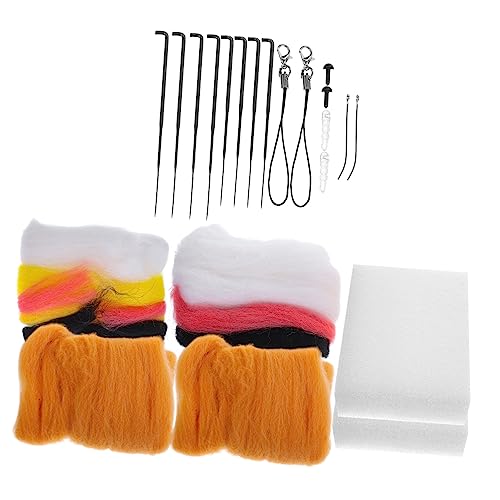 Gadpiparty 2 Sätze Nadelfilz Starter Kit für Diy Hundedekorationen Weiche Filzwolle für Süße Plüschige Komplettes Bastelset für Projekte und Gadpiparty 2 Sätze Nadelfilz Starter Kit für Diy Hundedekorationen Weiche Filzwolle für Süße Plüschige Komplettes Bastelset für Projekte und von Gadpiparty