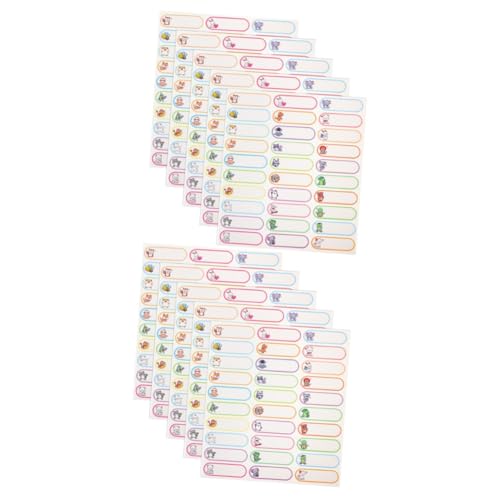 Gadpiparty 2 Sätze Namensaufkleber Schild Namensetiketten Wasserdicht Scrapbbok Bürozubehör Hersteller Von Flaschenetiketten Etiketten Für Kindertagesstätten Pvc Selbstklebend 5 Blätter * 2 Gadpiparty 2 Sätze Namensaufkleber Schild Namensetiketten Wasserdicht Scrapbbok Bürozubehör Hersteller Von Flaschenetiketten Etiketten Für Kindertagesstätten Pvc Selbstklebend 5 Blätter * 2 von Gadpiparty