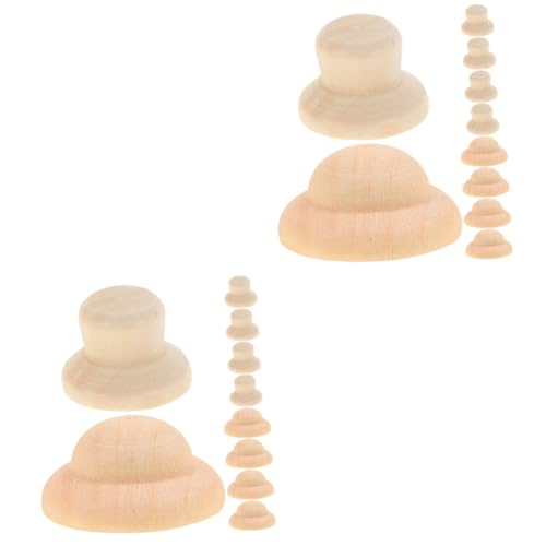 Gadpiparty 2 Sätze Puppenhutmodell Aus Holz Miniatur-puppenhüte Diy -handwerkshüte Diy Graffiti-puppenhut Unbemalte Peg-puppenmütze Diy Puppenhut Aus Holz Beige 40 Stück * 2 Gadpiparty 2 Sätze Puppenhutmodell Aus Holz Miniatur-puppenhüte Diy -handwerkshüte Diy Graffiti-puppenhut Unbemalte Peg-puppenmütze Diy Puppenhut Aus Holz Beige 40 Stück * 2 von Gadpiparty