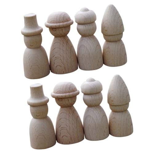 Gadpiparty 2 Sätze Puppenspielzeug Peg Puppenkörper Holzornament Peg Figuren Zum Bemalen Peg Puppen Hat Unbemalte Holzstifte Mini Figuren Dekorative Holz Peg Figuren 4 Stück * 2 Gadpiparty 2 Sätze Puppenspielzeug Peg Puppenkörper Holzornament Peg Figuren Zum Bemalen Peg Puppen Hat Unbemalte Holzstifte Mini Figuren Dekorative Holz Peg Figuren 4 Stück * 2 von Gadpiparty