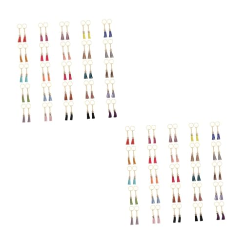 Gadpiparty 2 Sätze Quaste Schlüsselanhänger Set Bunte Diy Quasten Anhänger Für Schlüssel Taschen Und Handtaschen Dekoration Langlebigem Material 50 Stück * 2 Gadpiparty 2 Sätze Quaste Schlüsselanhänger Set Bunte Diy Quasten Anhänger Für Schlüssel Taschen Und Handtaschen Dekoration Langlebigem Material 50 Stück * 2 von Gadpiparty