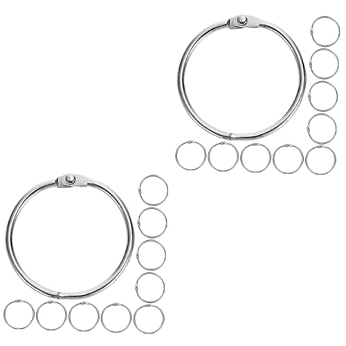 Gadpiparty 2 Sätze Ringbuch Ringrahmen Lose Blätterringe DIY Rollen Klappringe Zum Binden Von Schlüsselringen Losen Blattbinder Tags Ring Notizbüchern Ringbuch Clips Runden 20 Stück * 2 Gadpiparty 2 Sätze Ringbuch Ringrahmen Lose Blätterringe DIY Rollen Klappringe Zum Binden Von Schlüsselringen Losen Blattbinder Tags Ring Notizbüchern Ringbuch Clips Runden 20 Stück * 2 von Gadpiparty