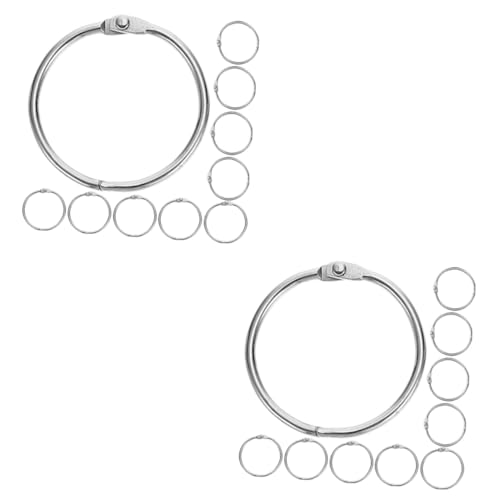 Gadpiparty 2 Sätze Ringbuch-ring Aufklappbare Ringe Pflicht Bindung Für Lose Scrapbook-ringe Aus Metall Scrapbook Binder Ringe Zu Öffnende Binderinge Silver 20 Stück * 2 Gadpiparty 2 Sätze Ringbuch-ring Aufklappbare Ringe Pflicht Bindung Für Lose Scrapbook-ringe Aus Metall Scrapbook Binder Ringe Zu Öffnende Binderinge Silver 20 Stück * 2 von Gadpiparty
