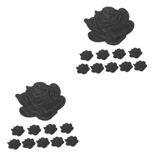 Gadpiparty 2 Sätze Rose Stick Patch Denim Kleiderdekoration Überlagern Flecken Nähen Kleidung Kleiderapparat Jeans Bestickte Applikation Applizierte Stickerei Twill-stoff Schwarz 10 Stück * 2 Gadpiparty 2 Sätze Rose Stick Patch Denim Kleiderdekoration Überlagern Flecken Nähen Kleidung Kleiderapparat Jeans Bestickte Applikation Applizierte Stickerei Twill-stoff Schwarz 10 Stück * 2 von Gadpiparty