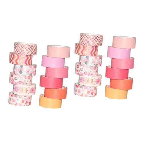 Gadpiparty 2 Sätze Rot Scrapbook Klebeband Dekoratives Washi Tape Für Diy Bastelarbeiten Tagebuch Scrapbooking Zubehör Teiliges Für Projekte Und 12 Rollen * 2 Gadpiparty 2 Sätze Rot Scrapbook Klebeband Dekoratives Washi Tape Für Diy Bastelarbeiten Tagebuch Scrapbooking Zubehör Teiliges Für Projekte Und 12 Rollen * 2 von Gadpiparty