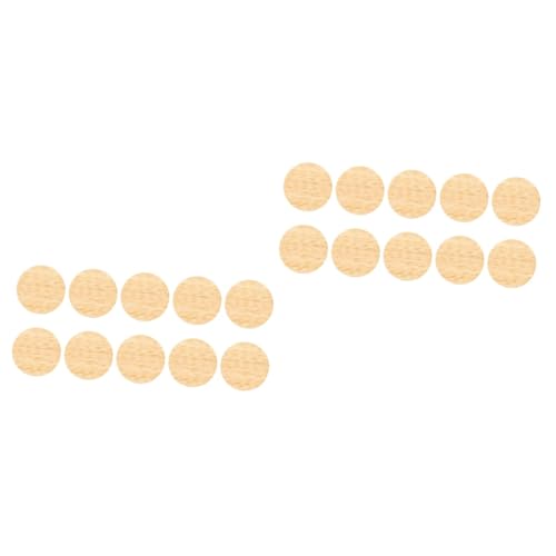 Gadpiparty 2 Sätze Runde Unvollendete Diy Malplatten Praktische Kreise Für Bastelprojekte Glatte Oberfläche Für Einfache Gestaltung Für Dekorationen Und Spiele 20 Stück * 2 von Gadpiparty