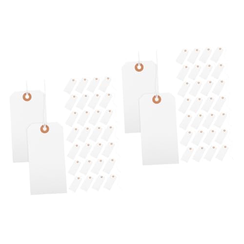 Gadpiparty 2 Sätze Schmuckanhänger Für Die Preisgestaltung Tags Zum Markieren Hängende Preisschilder Preisschild Für Kleidung Kennzeichnungsetiketten Papierstau 100 Stück * 2 von Gadpiparty