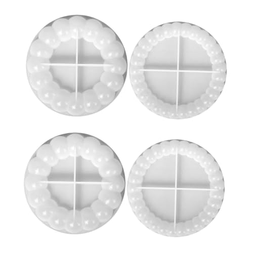 Gadpiparty 2 Sätze Seifenblasen-untersetzerform Fondantformen Seifenblasenform Formen Zur Herstellung Von Untersetzern Groß Kaffee Geformt Kieselgel Weiß 2 Stücke * 2 von Gadpiparty