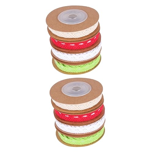 Gadpiparty 2 Sätze Selbstklebendes Baumwoll Spitzenband Yards Mixfarben Für Diy Basteln Verpackungen Dekoration Für Partys Und Zuhause 4rollen*2 Gadpiparty 2 Sätze Selbstklebendes Baumwoll Spitzenband Yards Mixfarben Für Diy Basteln Verpackungen Dekoration Für Partys Und Zuhause 4rollen*2 von Gadpiparty