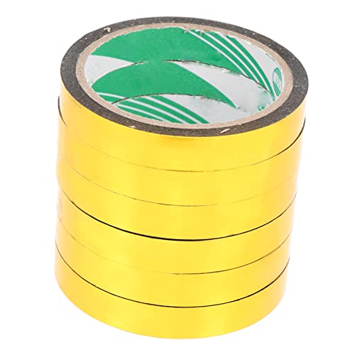 Gadpiparty 2 Sätze Selbstklebendes Washi Tape Goldspiegel Effekt Diy Bastelband Scrapbook Dekoratives Klebeband Für Notizbuch Party Und Geschenkverzierung 6 Rollen * 2 von Gadpiparty