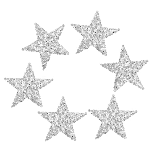 Gadpiparty 2 Sätze Silberne Stern Patches Aufbügelbare Applikationen Mit Kleber Für Kleidung Diy Handwerk Strass Verzierung Für Jeans Jacken Und Hüte 4 Stücke * 2 Gadpiparty 2 Sätze Silberne Stern Patches Aufbügelbare Applikationen Mit Kleber Für Kleidung Diy Handwerk Strass Verzierung Für Jeans Jacken Und Hüte 4 Stücke * 2 von Gadpiparty
