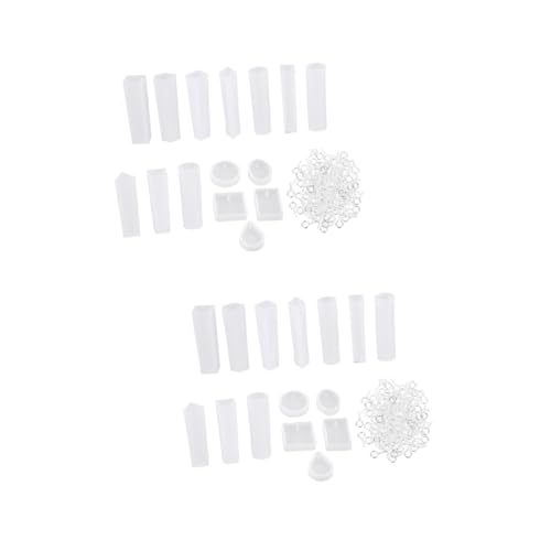 Gadpiparty 2 Sätze Silikon Anhängerform Set mit Schmuckzubehörteilen und Augen Diy Schmuckherstellung für Ohrringe und Schlüsselanhänger Bastelideen Gadpiparty 2 Sätze Silikon Anhängerform Set mit Schmuckzubehörteilen und Augen Diy Schmuckherstellung für Ohrringe und Schlüsselanhänger Bastelideen von Gadpiparty