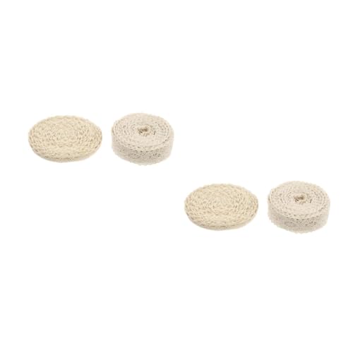 Gadpiparty 2 Sätze Spitzenbänder Diy Kleidung Zubehör Hochzeitsdekorationen Und Breit Vielseitig Für Handwerk Haaraccessoires Und Dekorationen 2 Rollen * 2 von Gadpiparty