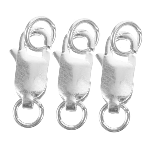 Gadpiparty 2 Sätze Sterling Silber Karabiner Verschluss Diy Schmuck Zubehör Für Armbänder Und Langlebig Und Leicht Für Schmuckherstellung Und Bastelprojekte 3 Stück * 2 Gadpiparty 2 Sätze Sterling Silber Karabiner Verschluss Diy Schmuck Zubehör Für Armbänder Und Langlebig Und Leicht Für Schmuckherstellung Und Bastelprojekte 3 Stück * 2 von Gadpiparty