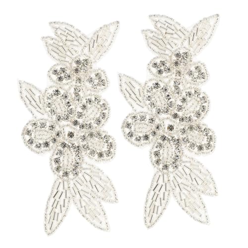 Gadpiparty 2 Sätze Strass Patches Funkelnde Applikationen Für Diy Kleidung Handwerk Und Hochzeitskleider Blumenform Für Nähprojekte Und Accessoires 2 Stücke * 2 Gadpiparty 2 Sätze Strass Patches Funkelnde Applikationen Für Diy Kleidung Handwerk Und Hochzeitskleider Blumenform Für Nähprojekte Und Accessoires 2 Stücke * 2 von Gadpiparty