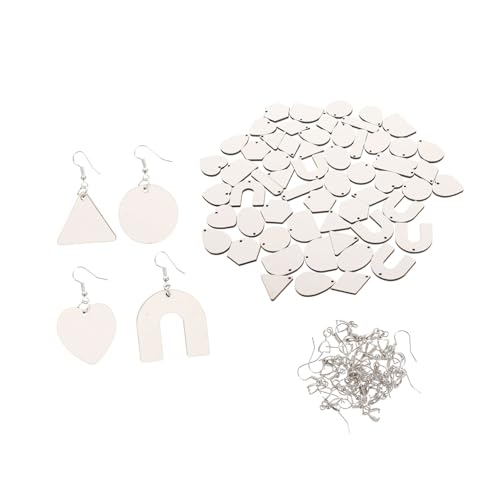 Gadpiparty 2 Sätze Sublimations Ohrhänger Diy Ohrring Blanko Doppelseitig Bedruckbare Materialien für Schmuckgestaltung Personalisierte von Gadpiparty