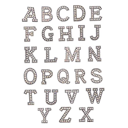 Gadpiparty 2 Sätze Teiliges Alphabet Patches Mit Strass Für Kleidung Aufbügelbare Applikationen Für Jeans Taschen Hüte Und Diy Projekte Zum Reparieren Und Dekorieren 26 Stück * 2 Gadpiparty 2 Sätze Teiliges Alphabet Patches Mit Strass Für Kleidung Aufbügelbare Applikationen Für Jeans Taschen Hüte Und Diy Projekte Zum Reparieren Und Dekorieren 26 Stück * 2 von Gadpiparty