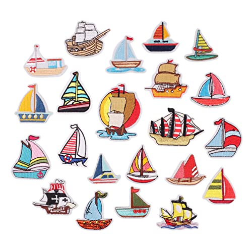 Gadpiparty 2 Sätze Teiliges Bestickte Aufnäher Segelboot Bügelbilder Für Kleidung Jeans Taschen Applikationen Zum Dekorieren Und Reparieren Für Diy Projekte 23 Stück * 2 Gadpiparty 2 Sätze Teiliges Bestickte Aufnäher Segelboot Bügelbilder Für Kleidung Jeans Taschen Applikationen Zum Dekorieren Und Reparieren Für Diy Projekte 23 Stück * 2 von Gadpiparty