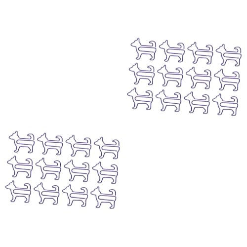 Gadpiparty 2 Sätze Teiliges Büroklammern Hund Form Kreative Lesezeichen Clips Für Schüler Stabile Papierklammern Für Karten Notizen Bücher Und Bürobedarf 12 Stück * 2 von Gadpiparty