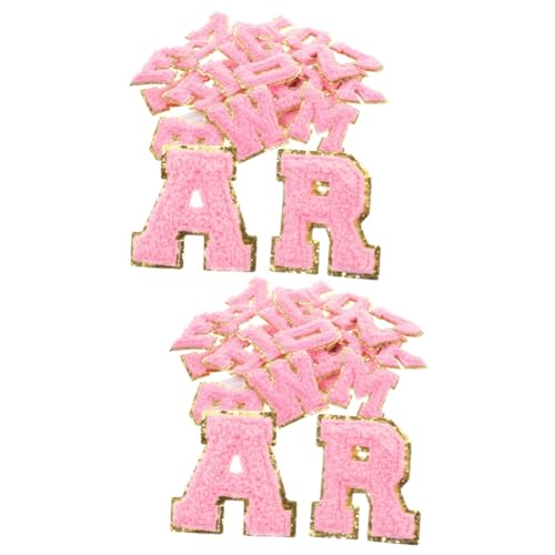Gadpiparty 2 Sätze Teiliges Dekorative Stickpatches Patches Für Kleidung Diy Näharbeiten Hautfreundlich Und Langlebig Zum Aufnähen Und Reparieren Von Kleidungsstücken Taschen Und 26 Stück * 2 von Gadpiparty