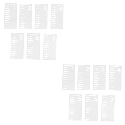 Gadpiparty 2 Sätze Teiliges Fuß Wachstumsdiagramm Schablonen Set Pet Material Diy Höhenmesslineal Vorlage Für Wanddekoration Langlebig Geruchlos 7 Stück * 2 Gadpiparty 2 Sätze Teiliges Fuß Wachstumsdiagramm Schablonen Set Pet Material Diy Höhenmesslineal Vorlage Für Wanddekoration Langlebig Geruchlos 7 Stück * 2 von Gadpiparty
