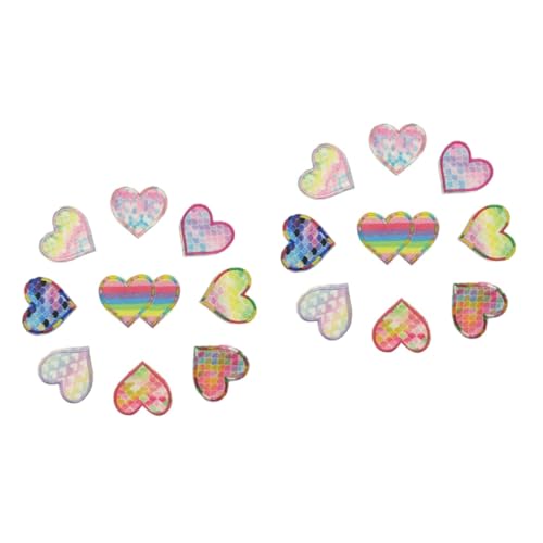Gadpiparty 2 Sätze Teiliges Herz Applikationen Zum Aufnähen Bunte Stickerei Patches Für Diy Kleidung Schuhe Taschen Und Handwerk Praktische Und Dekorative Flicken 18 Stück * 2 Gadpiparty 2 Sätze Teiliges Herz Applikationen Zum Aufnähen Bunte Stickerei Patches Für Diy Kleidung Schuhe Taschen Und Handwerk Praktische Und Dekorative Flicken 18 Stück * 2 von Gadpiparty
