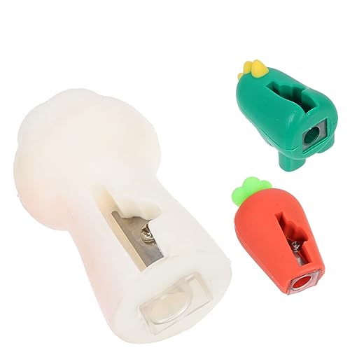 Gadpiparty 2 Sätze Teiliges Kawaii Tierkopf Bleistiftspitzer Manuelle Für Schule Niedliches Design Leicht Und Tragbar Für Schulbedarf 4 Stück * 2 von Gadpiparty