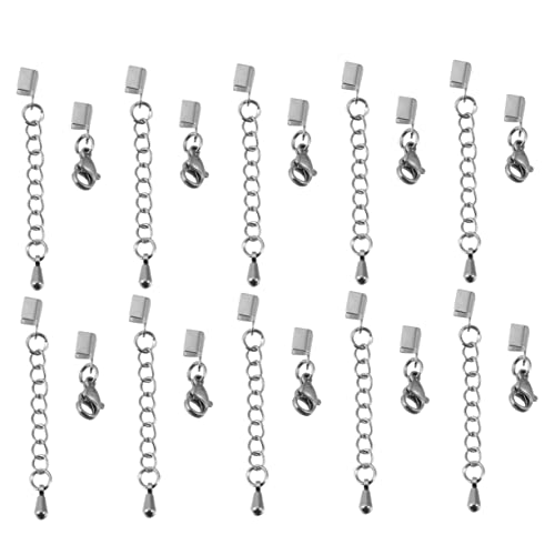 Gadpiparty 2 Sätze Teiliges Lobster Clips Für Diy Armbänder Und Langlebige Kordelverschlüsse Für Lederbänder Und Schmuckherstellung 10 Stück * 2 Gadpiparty 2 Sätze Teiliges Lobster Clips Für Diy Armbänder Und Langlebige Kordelverschlüsse Für Lederbänder Und Schmuckherstellung 10 Stück * 2 von Gadpiparty