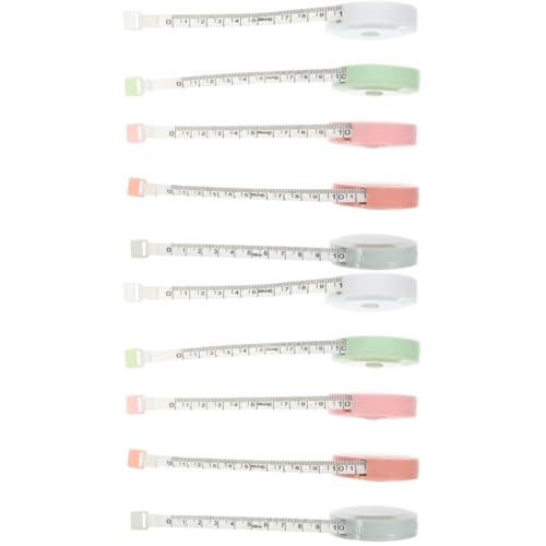 Gadpiparty 2 Sätze Teiliges Maßband Mini Maßband Zum Von Körper Nähen Flexibles Tragbares Bandmaß Mit Blau Grün Weiß Hellpink 5 Stück * 2 Gadpiparty 2 Sätze Teiliges Maßband Mini Maßband Zum Von Körper Nähen Flexibles Tragbares Bandmaß Mit Blau Grün Weiß Hellpink 5 Stück * 2 von Gadpiparty