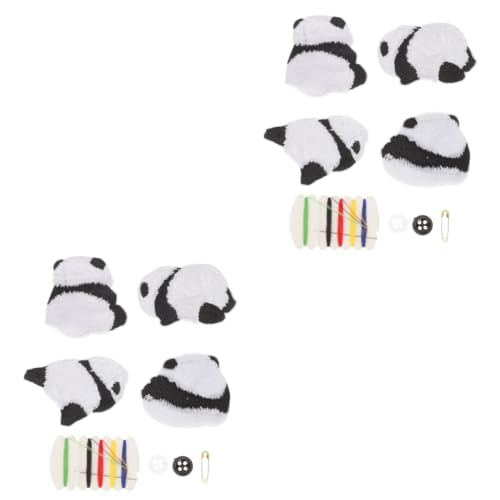 Gadpiparty 2 Sätze Teiliges Panda Aufnäher Selbstklebende Bestickte Stoffflicken Für Kinderbekleidung Rucksäcke Und Diy Deko Zur Reparatur Und Verschönerung Von Kleidung 4 Stück * 2 Gadpiparty 2 Sätze Teiliges Panda Aufnäher Selbstklebende Bestickte Stoffflicken Für Kinderbekleidung Rucksäcke Und Diy Deko Zur Reparatur Und Verschönerung Von Kleidung 4 Stück * 2 von Gadpiparty