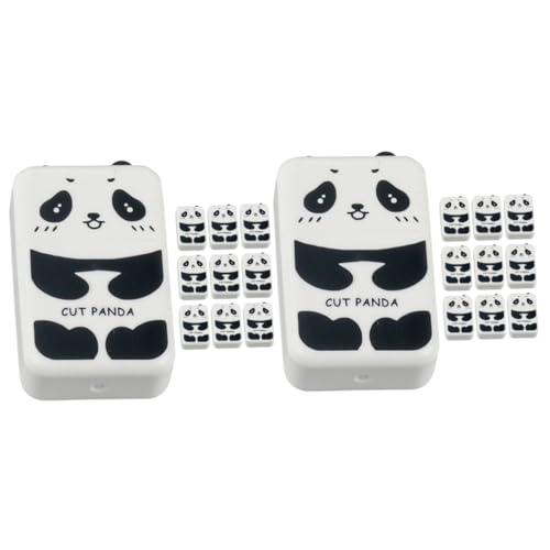 Gadpiparty 2 Sätze Teiliges Panda Radiergummi Kreative Multifunktionsradierer Für Künstler Schreibzubehör Für Geburtstagsgeschenke Und Schulbedarf 10 Stück * 2 von Gadpiparty